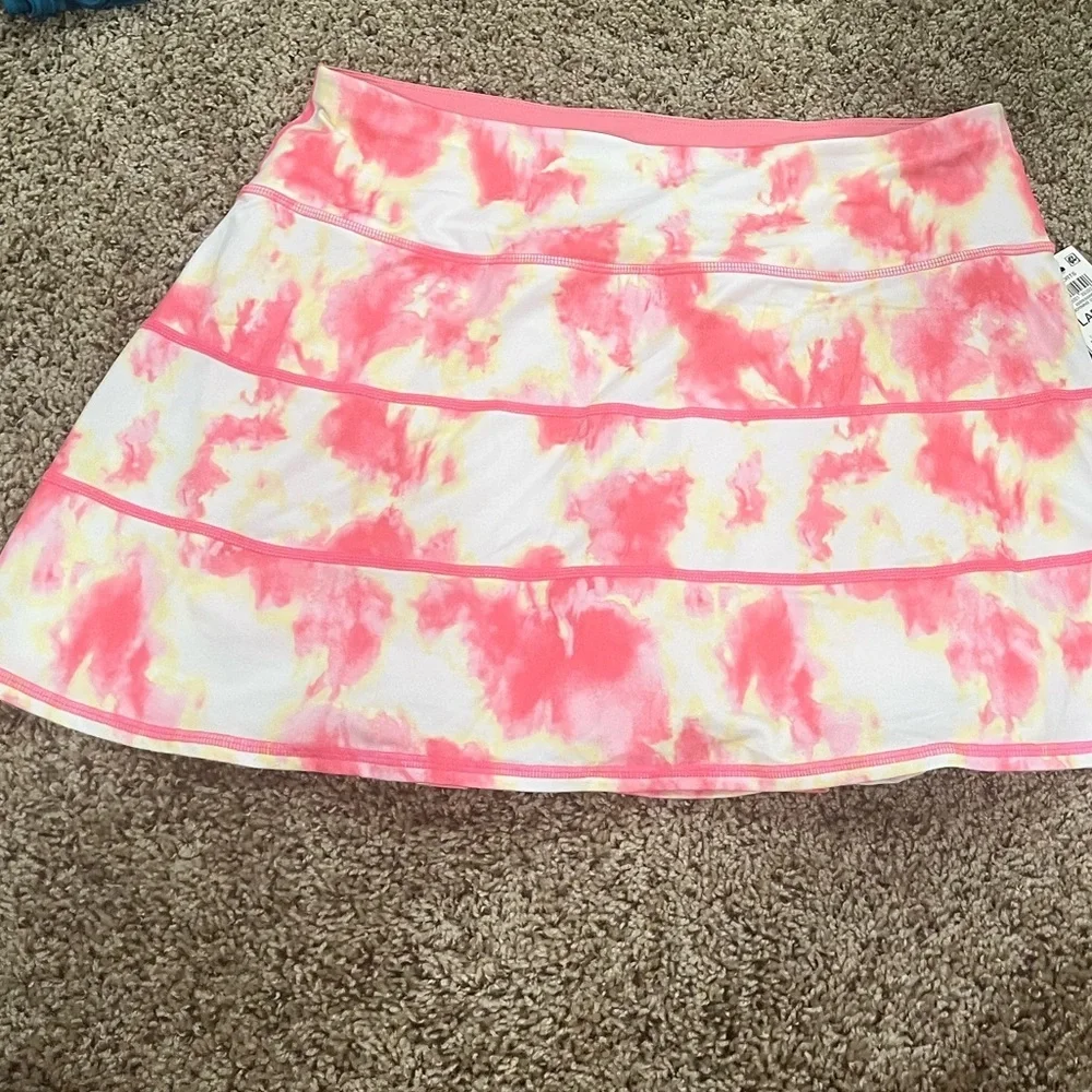 NEW! Ideology Women’s Tiered Quick Dry Tie-Dye Print Skort - Picture 2 of 3